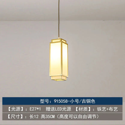 DecorBites™ Chinoiserie Retro Chandelier: Study Bedroom Dining Room Industrial Lighting
