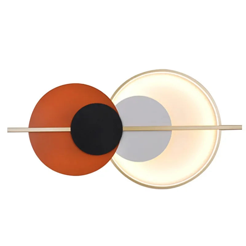 DecorBites™ Circular Sofa Luxury Wall Lamp: Simple Modern Nordic Bedroom Lighting