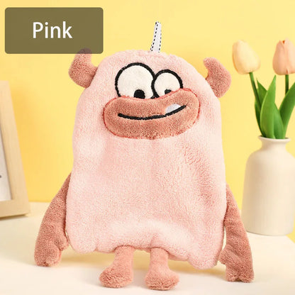 DecorBites™ Kitchen Hand Towel: Soft & Absorbent Coral Velvet Cleaning Cloth, Creative New Year Gift