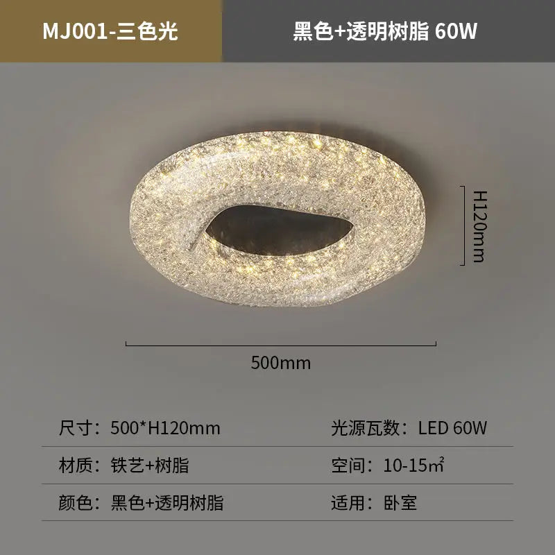 DecorBites™ Crystal Chandelier: Modern LED Hanging Light for Home & Hotel Décor