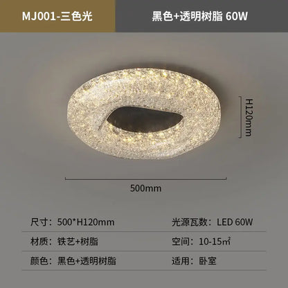 DecorBites™ Crystal Chandelier: Modern LED Hanging Light for Home & Hotel Décor