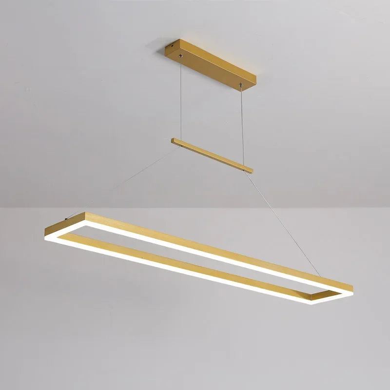 DecorBites™ Aluminum LED Ceiling Chandelier - Modern Design for Kitchen Island, Dining Table, Office, Bar