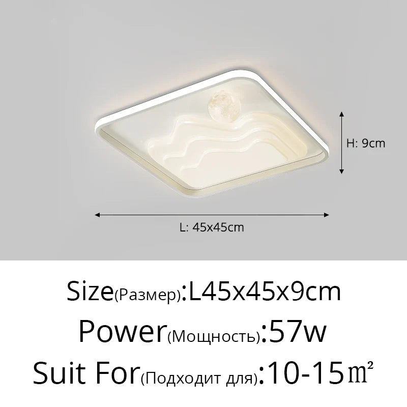 DecorBites™ LED Chandelier: Modern Lighting Fixture for Home Decor, White Lustre Lights