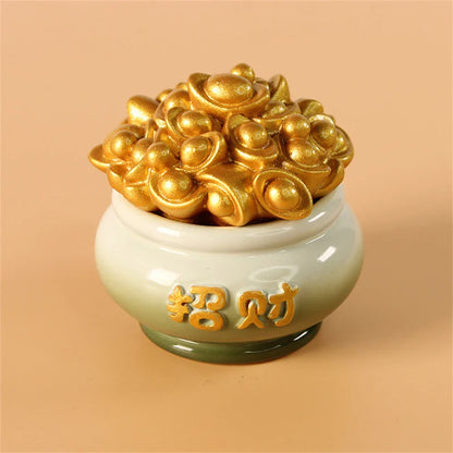 DecorBites™ Chinese Mythology Lion Figurines for Luck, Wealth, and Protection