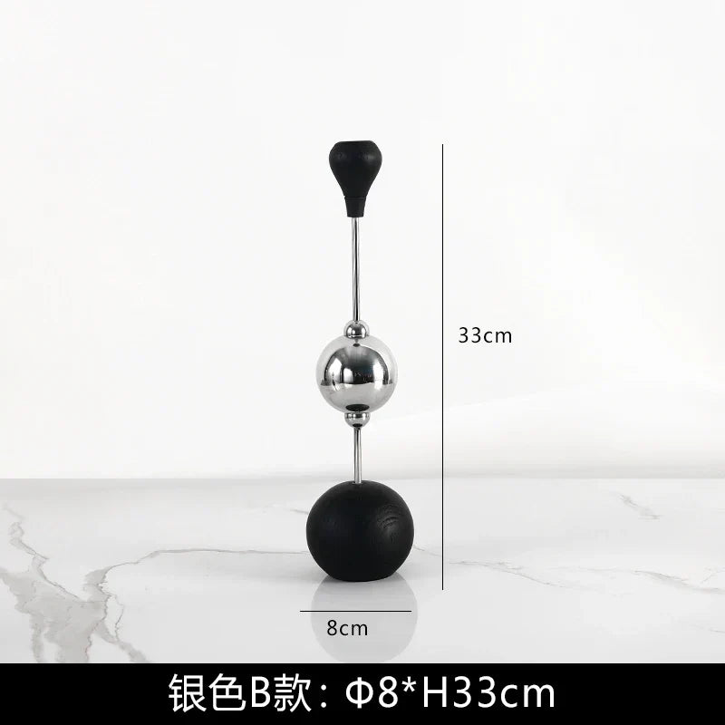 DecorBites™ Golden Stainless Steel Candle Holder for Wedding Decor