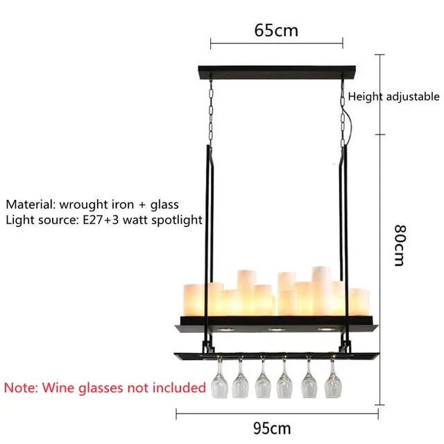 DecorBites™ Glass LED Chandelier - Stylish Lighting for Home Decor & Dining Room