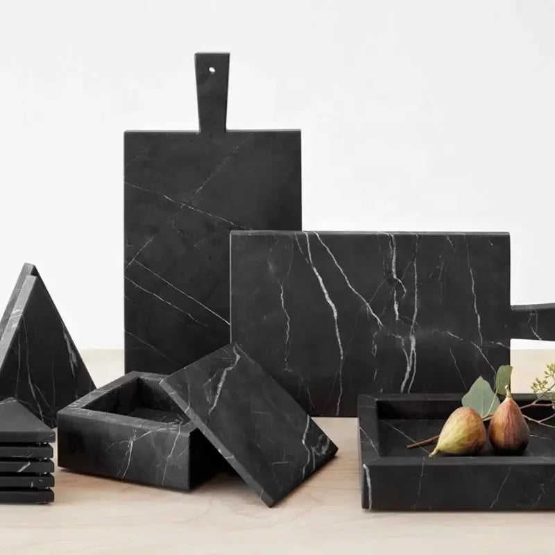 DecorBites™ Marble Tray: Aromatherapy Diffuser & Candle Holder Tray