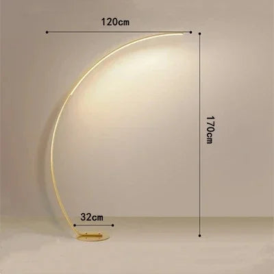 DecorBites™ Black LED Dimming Floor Lamp for Bedroom and Living Room