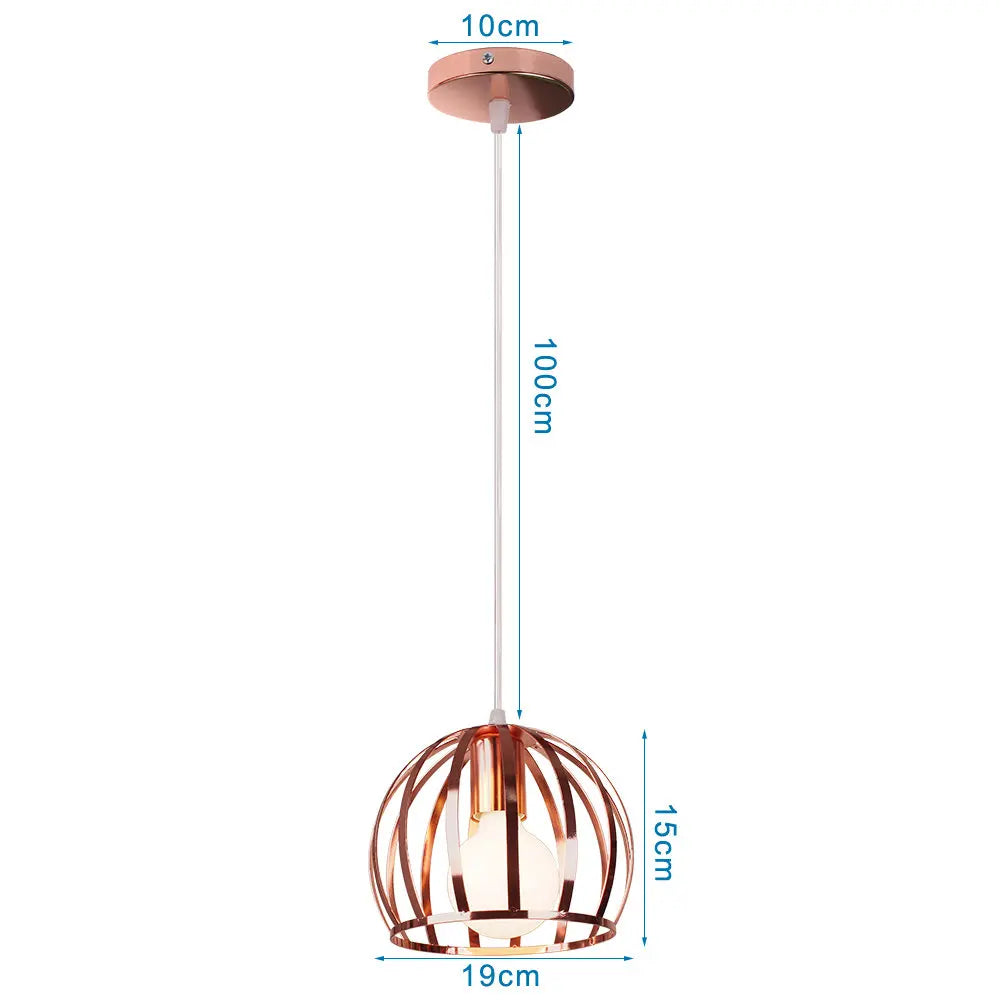Decorbites™ Industrielles Vintage-LED-Hängeleuchte für die Beleuchtung des Wohnzimmers im Haus