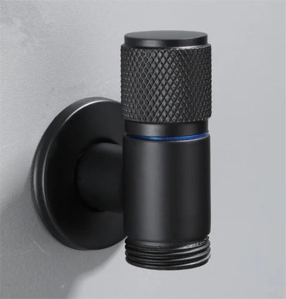 DecorBites™ Black Copper Brass Washing Machine Faucet Single Cold Wall Mounted Bibcock