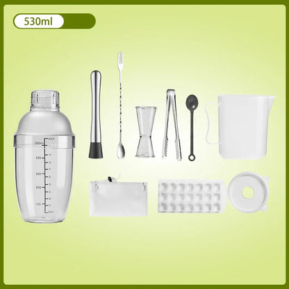 DecorBites™ Cocktail Shaker: Bartender's Beverage Mixer for Champagne & Cocktails