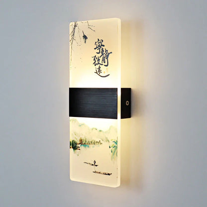 DecorBites™ مصباح حائط LED مربع الشكل بغطاء أكريليك للديكور المنزلي