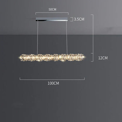 DecorBites™ Elegant Crystal Pendant Chandelier for Modern Dining Rooms