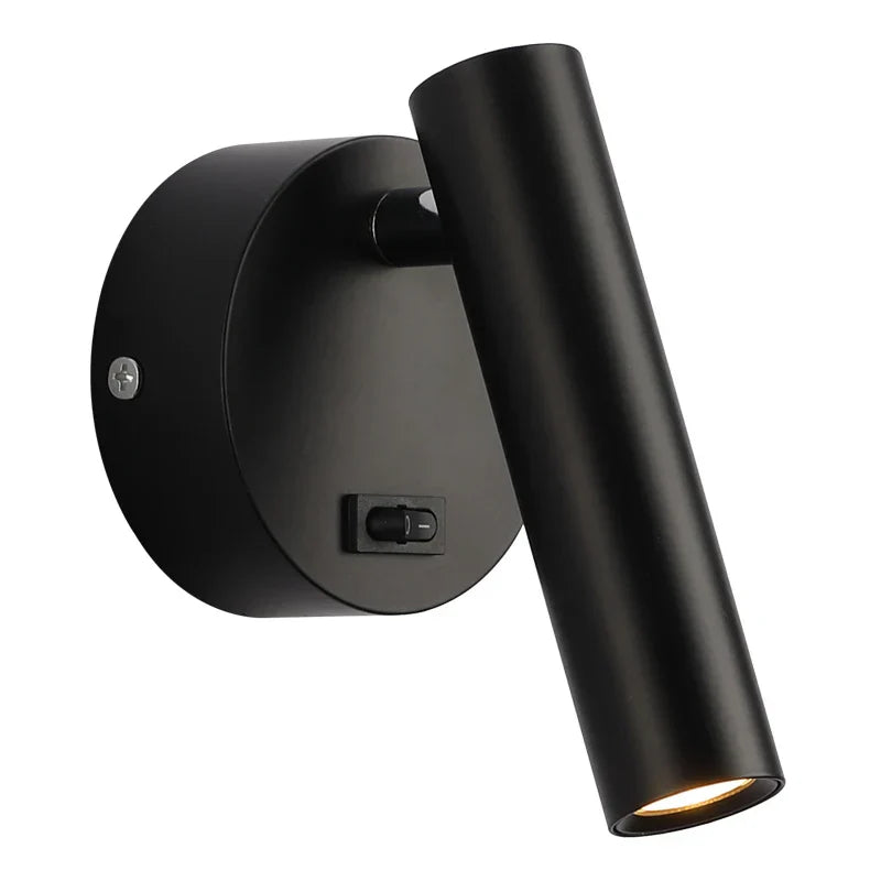 DecorBites™ LED Wall Lamps with Switch - Adjustable Angle Bedside Spotlights