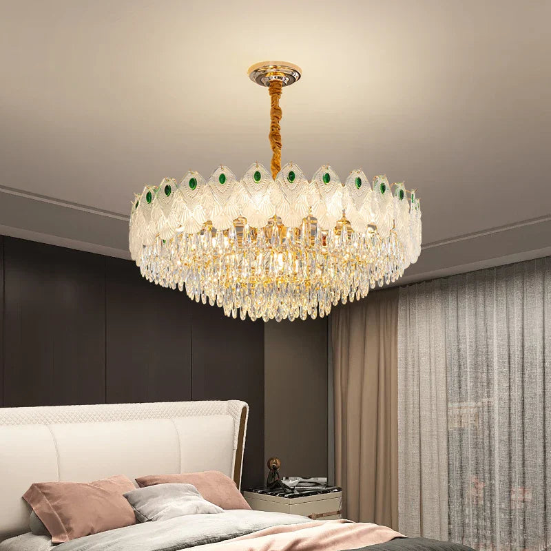 DecorBites™ Crystal Chandelier Light Luxury Living Room French 2024 New Zhongshan Lamps