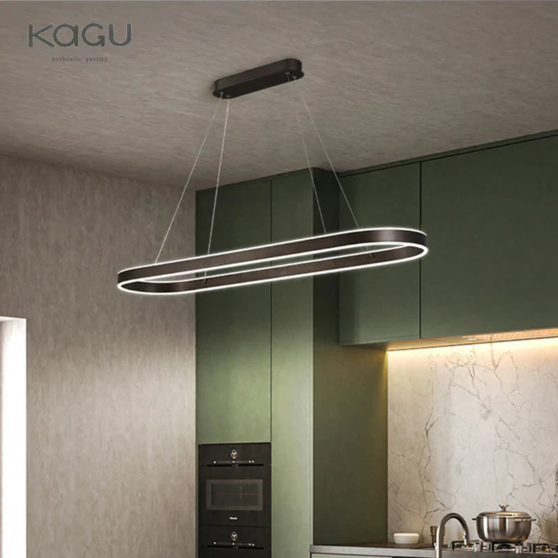 Decorbites™ Lámpara de techo de aluminio LED para cocina y sala de estar, diseño moderno nórdico
