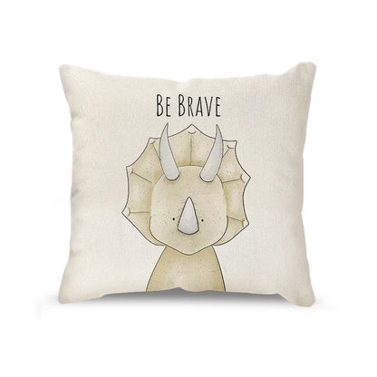 DecorBites™ Cartoon Animal Linen Pillowcase | Home Decor Throw Pillow Covers for Sofa