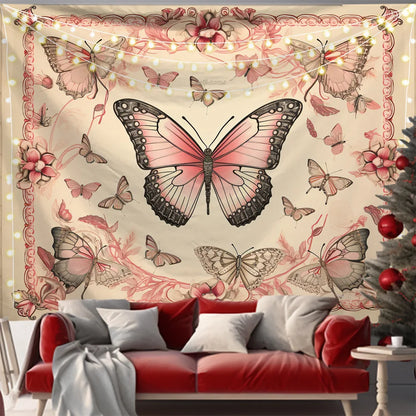 DecorBites™ Butterfly Series Background Cloth for Home Decoration Living Room and Bedroom