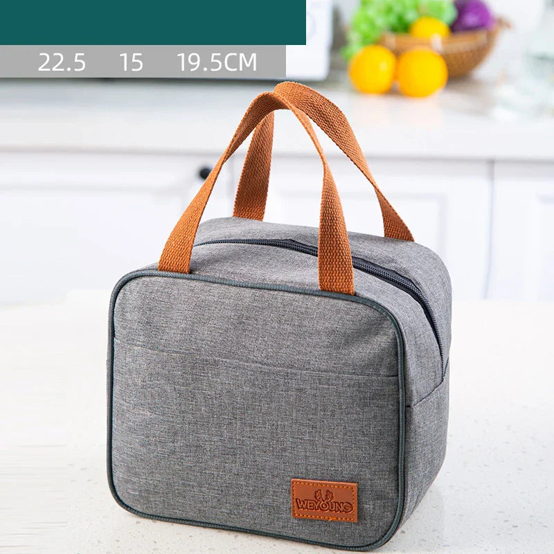 DecorBites™ Insulated Lunch Bag: Waterproof, Thermal, Portable, Keep Warm, Thickened.