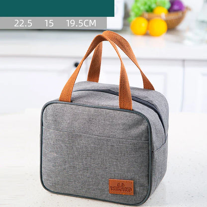 DecorBites™ Insulated Lunch Bag: Waterproof, Thermal, Portable, Keep Warm, Thickened.