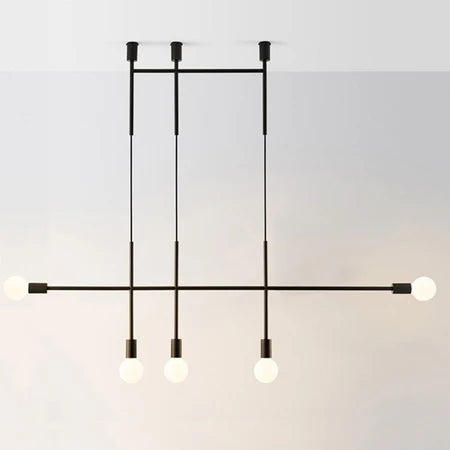 ديكوربايتس™ مصابيح معلقة هندسية من الحديد لغرفة الطعام وغرفة النوم والمقهى والديكور الداخلي