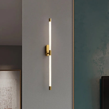 ديكوربايتس™ مصابيح حائط LED من الأكريليك مع خاصية التعتيم باللونين الذهبي والأسود المعدني لغرفة المعيشة وغرفة النوم