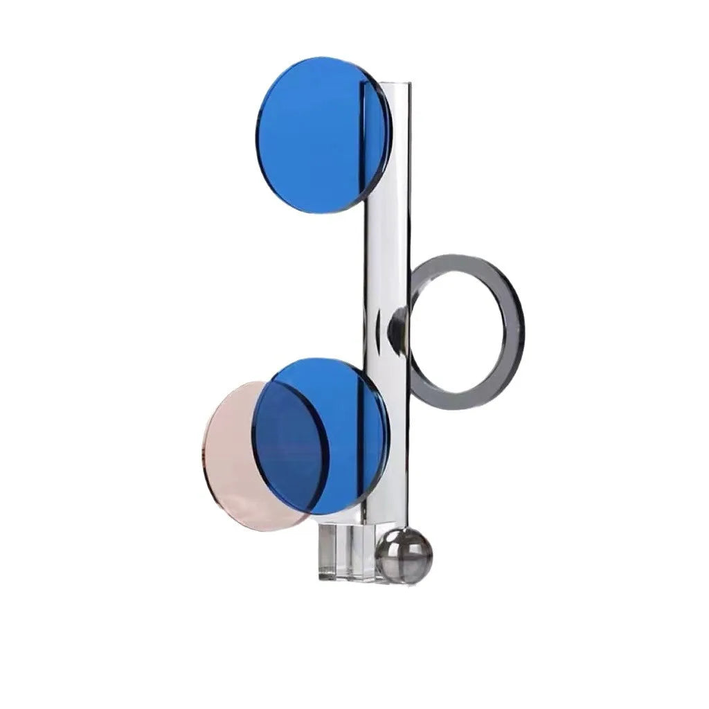 DecorBites™ Crystal Geometric Ring Sculpture Home Decor Figurine