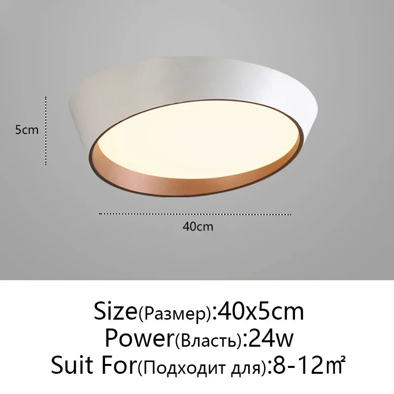 Decorbites™ Lámpara de Techo LED: Luminaria Moderna para Dormitorio