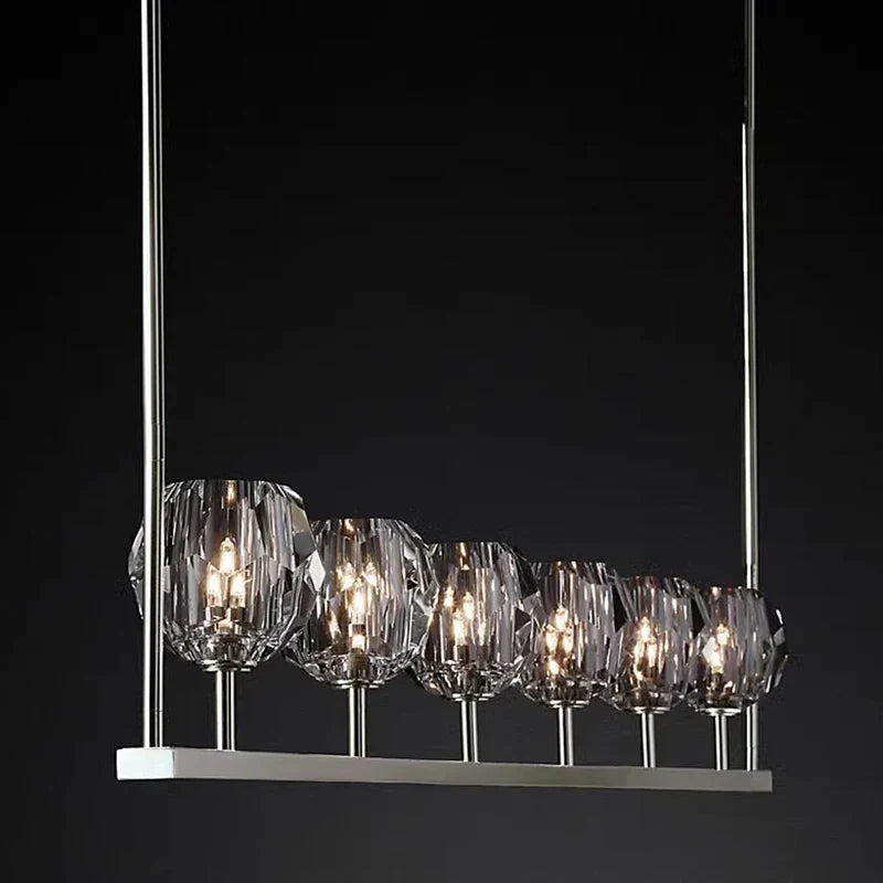 DecorBites™ Crystal Chandelier Lights for Modern Kitchen Island Bar Decor