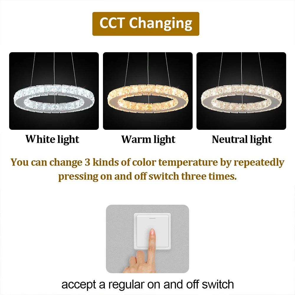 DecorBites™ Gold Möbius Strip Pendant Chandelier for Luxe Living and Dining Spaces