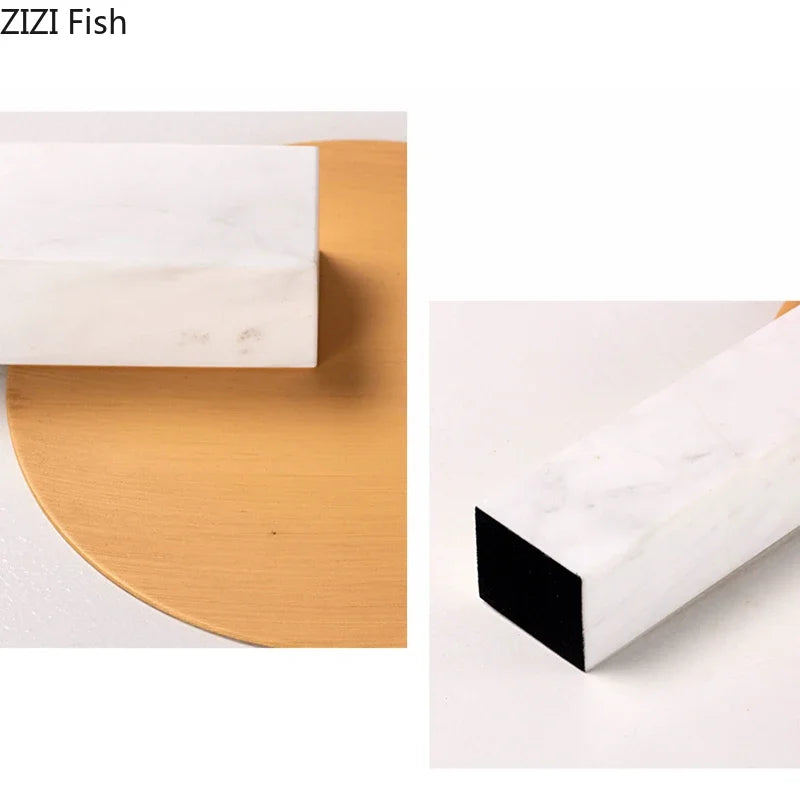 ديكورات مكتب DecorBites™‎ على شكل طاحونة هوائية هندسية تجريدية مصنوعة من الرخام بقاعدة أنيقة