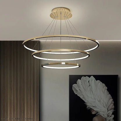 DecorBites™ LED Chandelier Pendant Ceiling Lamp for Home Living Room Dining Indoor Lighting