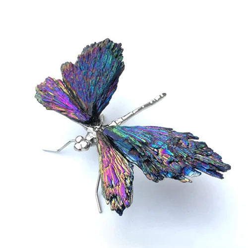 DecorBites™ Crystal Dragonfly Handmade Natural Crystal Decorative Figurines