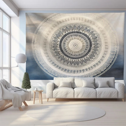 Decobites Mandala Flower Tapestry: Retro Cool Nordic Style Wall Decor