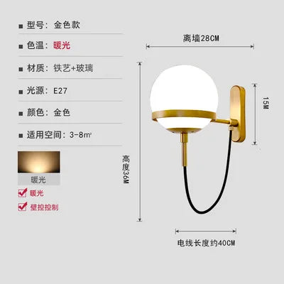 DecorBites™ LED Wall Lamps: Modern Bedroom & Kitchen Lighting, Elegant Living Room Sconce Light