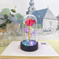 Eternal Rose Light LED Foil Flower Valentines Day Gift Wedding Party Decor  Artificial Rose Flowers Light Christmas Decoration