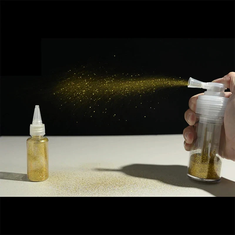 DecorBites™ Glitter Powder Spray Bottle for Cake Decoration and Baking