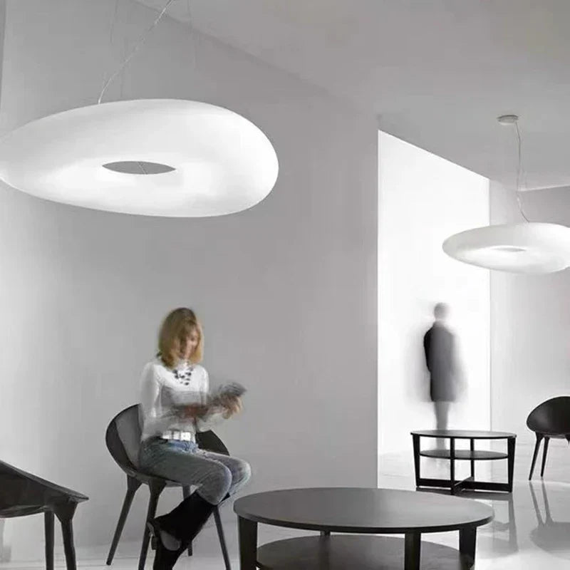 DecorBites™ Cloud LED Pendant Light for Home Office Decor - Creative Circular Hanging Lamp