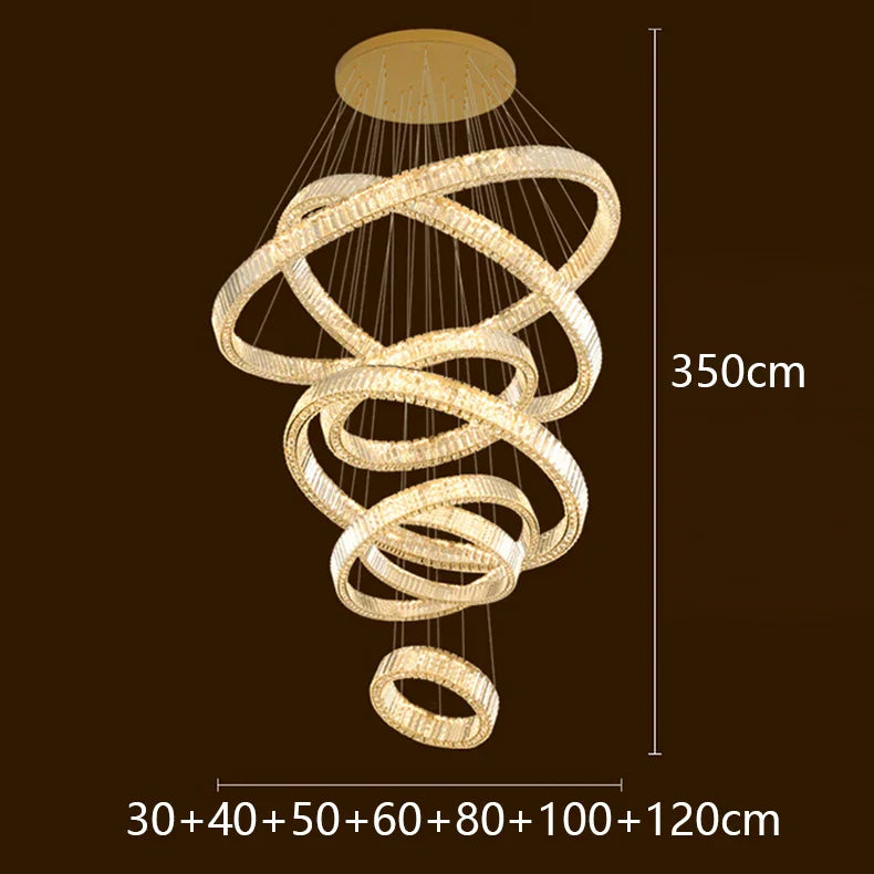 DecorBites™ LED Chandelier for Modern Bedroom Living Room Decor Lighting