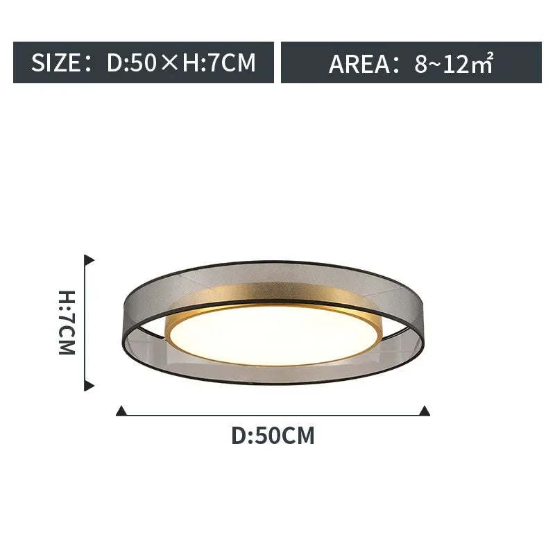 DecorBites™ Circular LED Ceiling Light for Bedroom, Bathroom & Corridor - Modern Indoor Lighting Solution