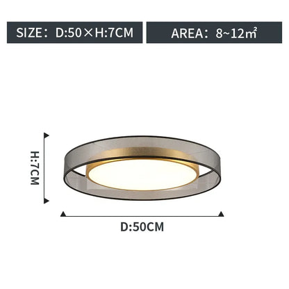 DecorBites™ Circular LED Ceiling Light for Bedroom, Bathroom & Corridor - Modern Indoor Lighting Solution