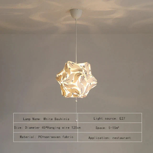 Gold Bauhinia LED Chandelier