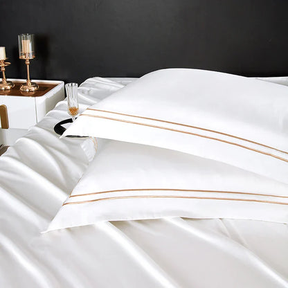 Decobites Luxury Hotel Style 1000TC Embroidery Bedding Set