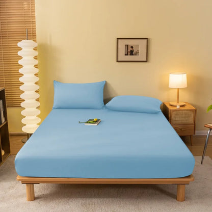 Sábana ajustable DecorBites™ Cozy de color liso - Funda de colchón para todas las estaciones