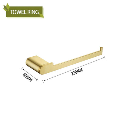 DecorBites™ Bathroom Accessories Set: Towel Strip, Track, Holder, Rack, Hook, Dish, Toilet