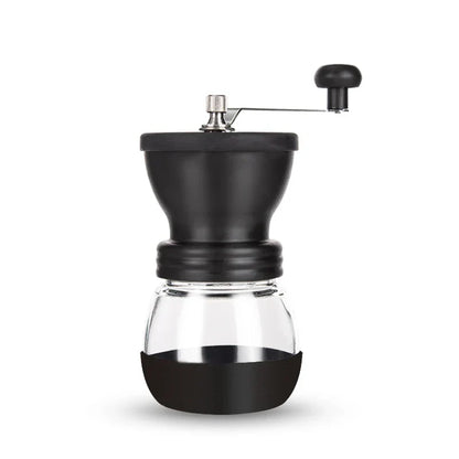 DecorBites™ Hand Rocking Coffee Grinder: Adjustable Particle Size, Manual Bean Mill