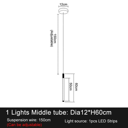 DecorBites™ Elegant LED Chandelier for Staircase & Living Room Décor
