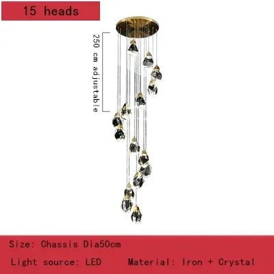 ثريا كريستالية من DecorBites™ لديكور منزلي أنيق