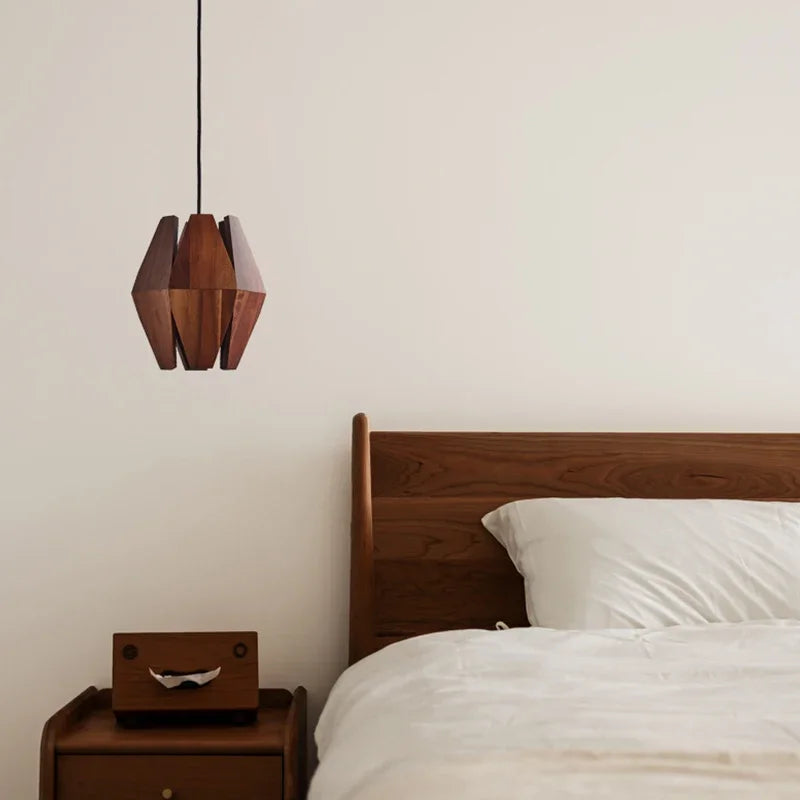 DecorBites™ Japanese Style Wood Pendant Lamps: Timeless Elegance for Your Living Space