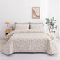 Decobites Cotton Quilted Bedspread Bed Cover Set for Queen King Double Bed